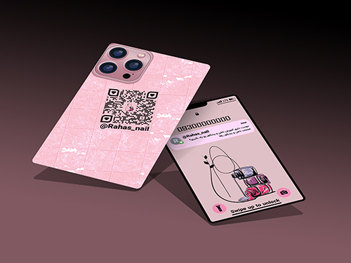 Raha Nail Business Card