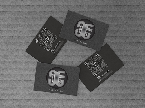 Ali Decor Logo & Business Card
