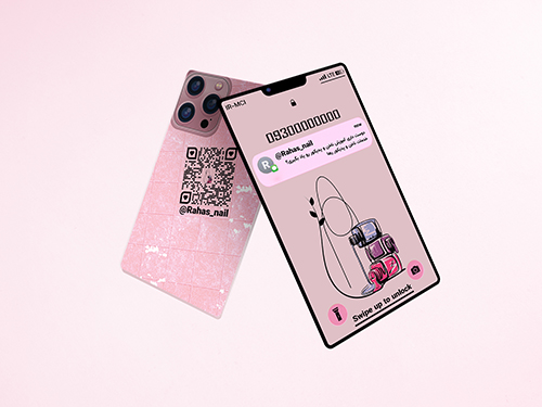 Raha Nail Business Card