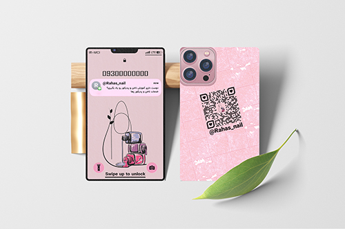 Raha Nail Business Card