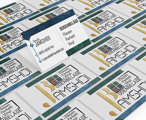 Kaveh BODENBELÄGE Logo & Business Card